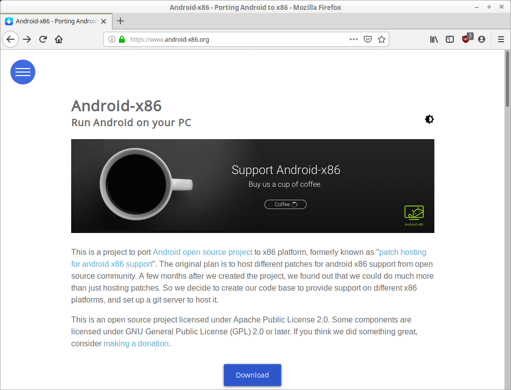 Android x86 site