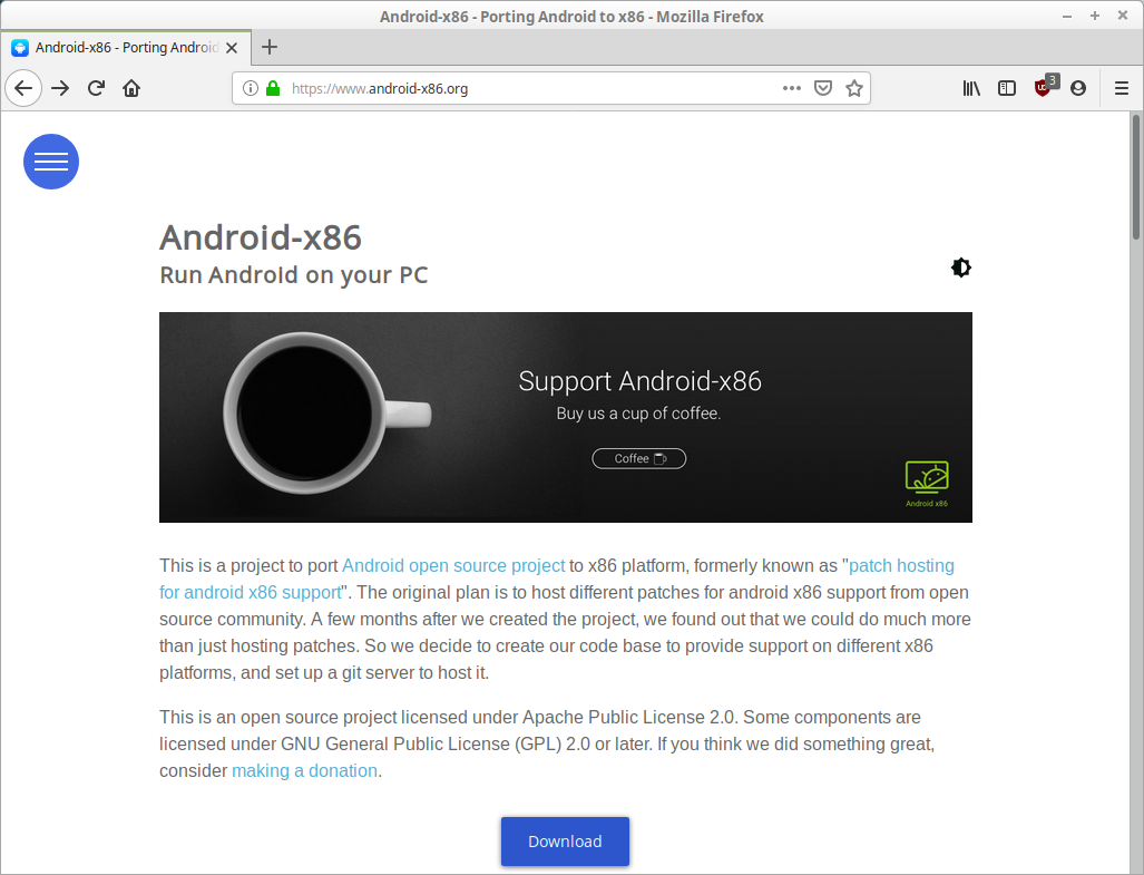 virtualbox android x86 install