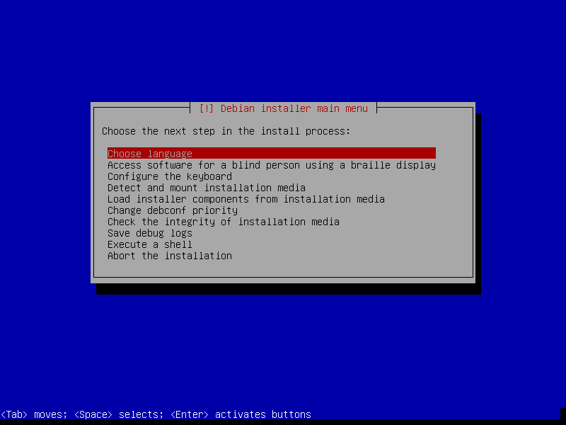 Debian 11 Installation