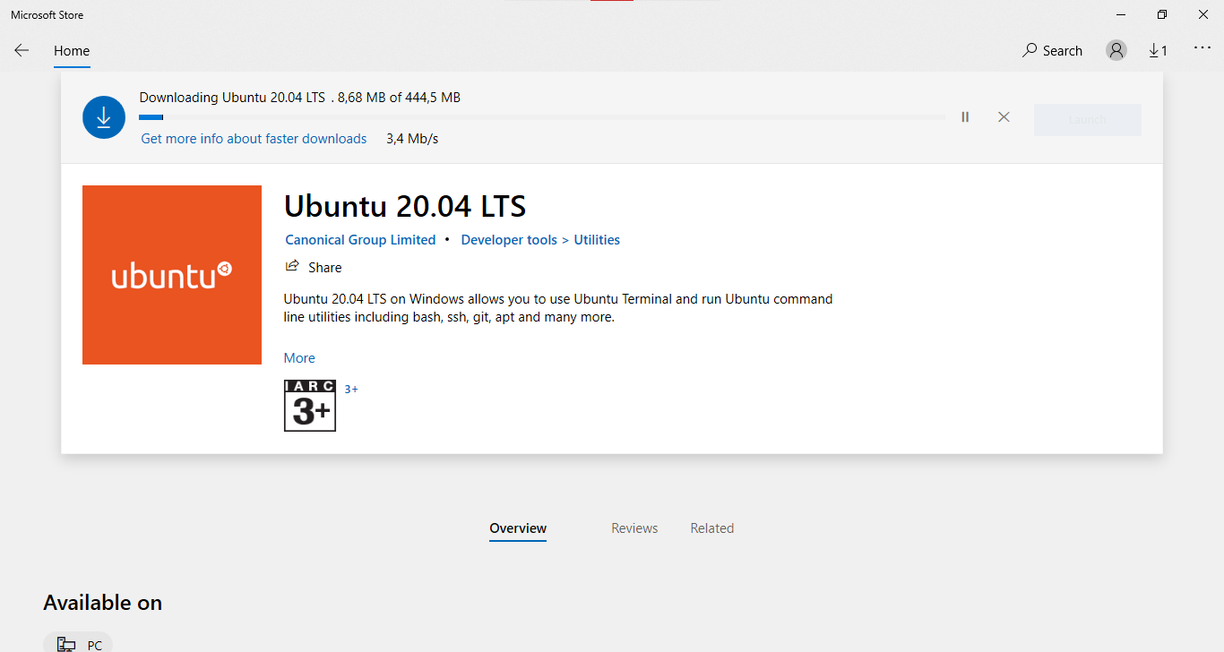 Ubuntu 20.04 LTS Installation Process