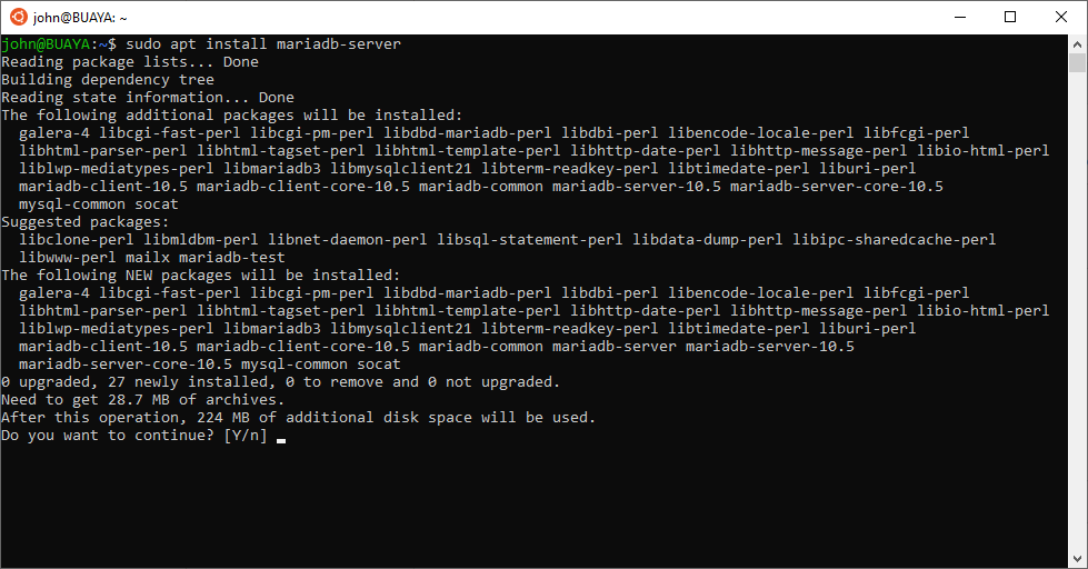 install mariadb windows