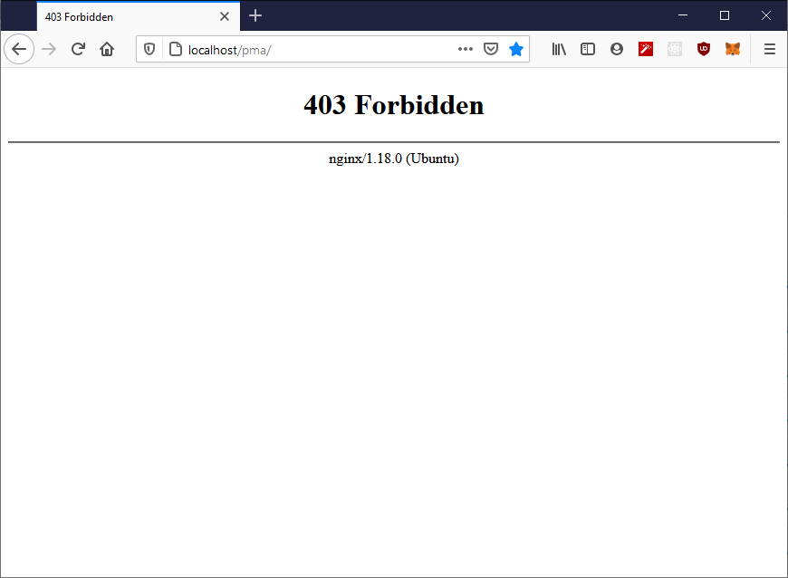 Nginx 403 Forbidden