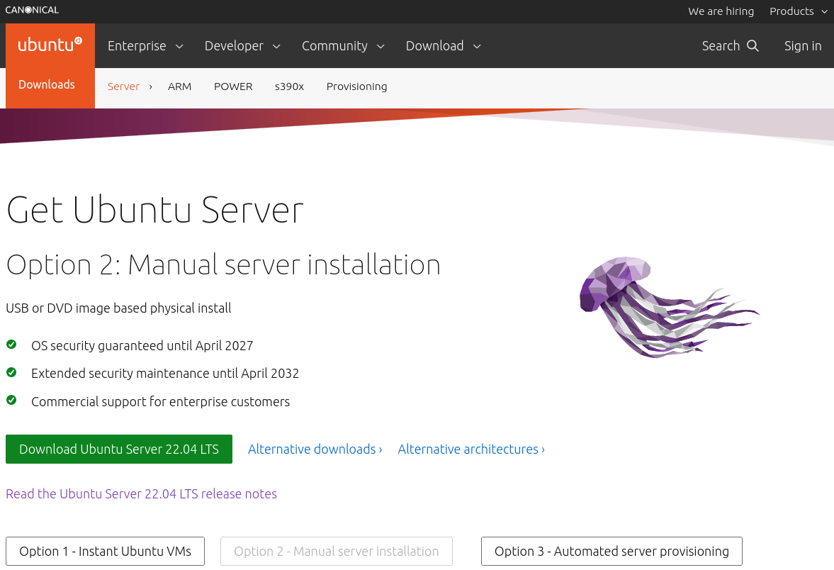 Download Ubuntu Server