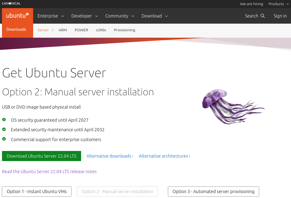 Ubuntu server 22.04