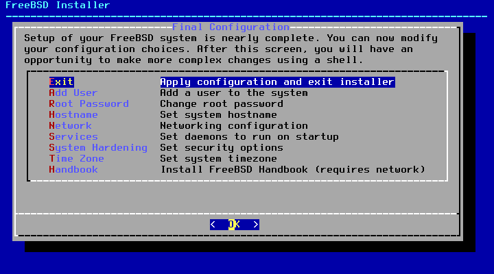 FreeBSD Installation