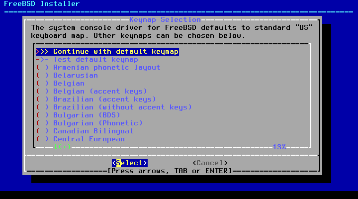 FreeBSD Installation