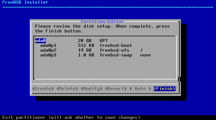 FreeBSD Installation