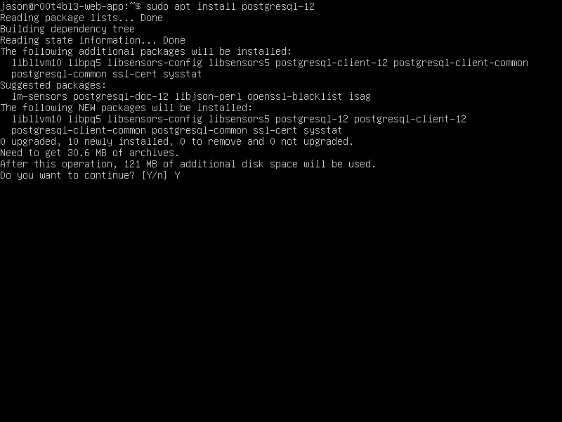 PostgreSQL 12 Installation on Ubuntu 20.04