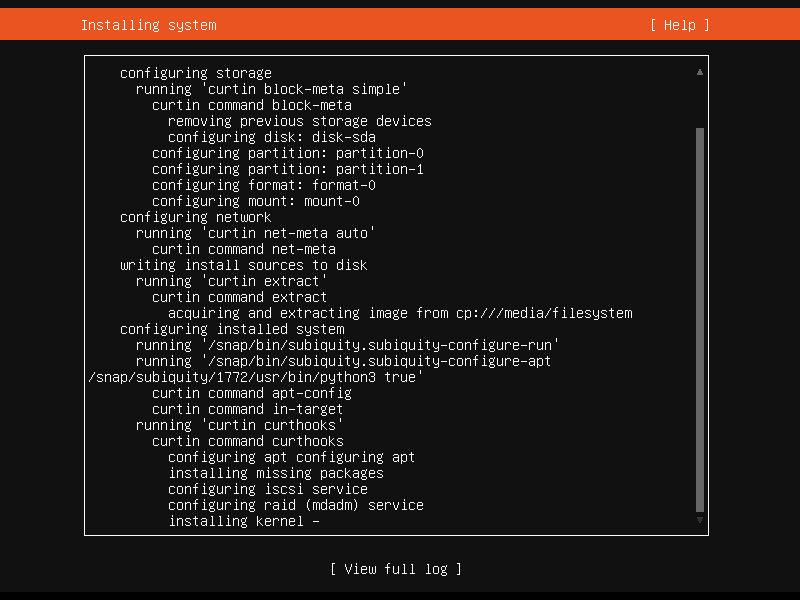 Ubuntu 20.04 Installation