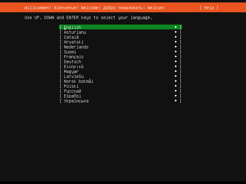 Ubuntu 20.04 language selection