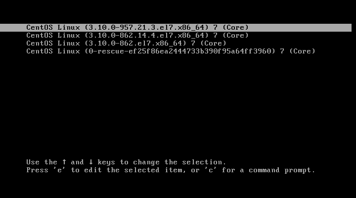 Boot CentOS 7 Single User Mode 01