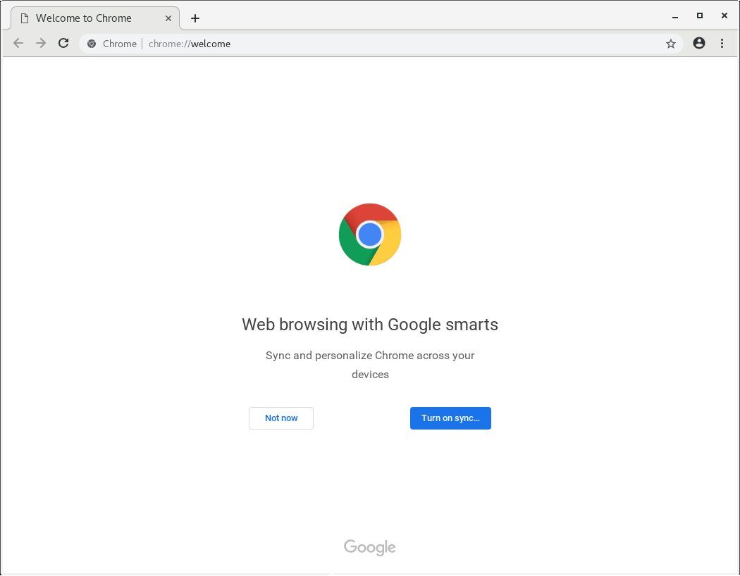 Google Chrome Window