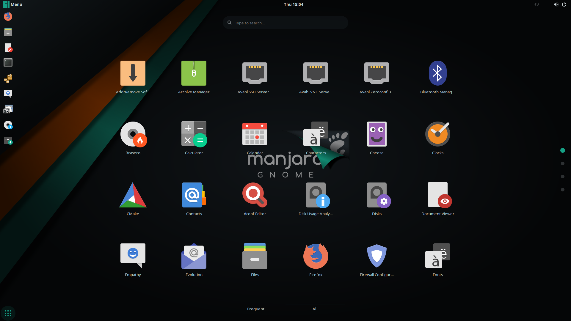 Manjaro Linux Screenshot