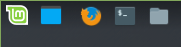 Linux Mint startup icons