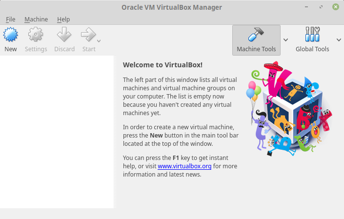 VirtualBox Window